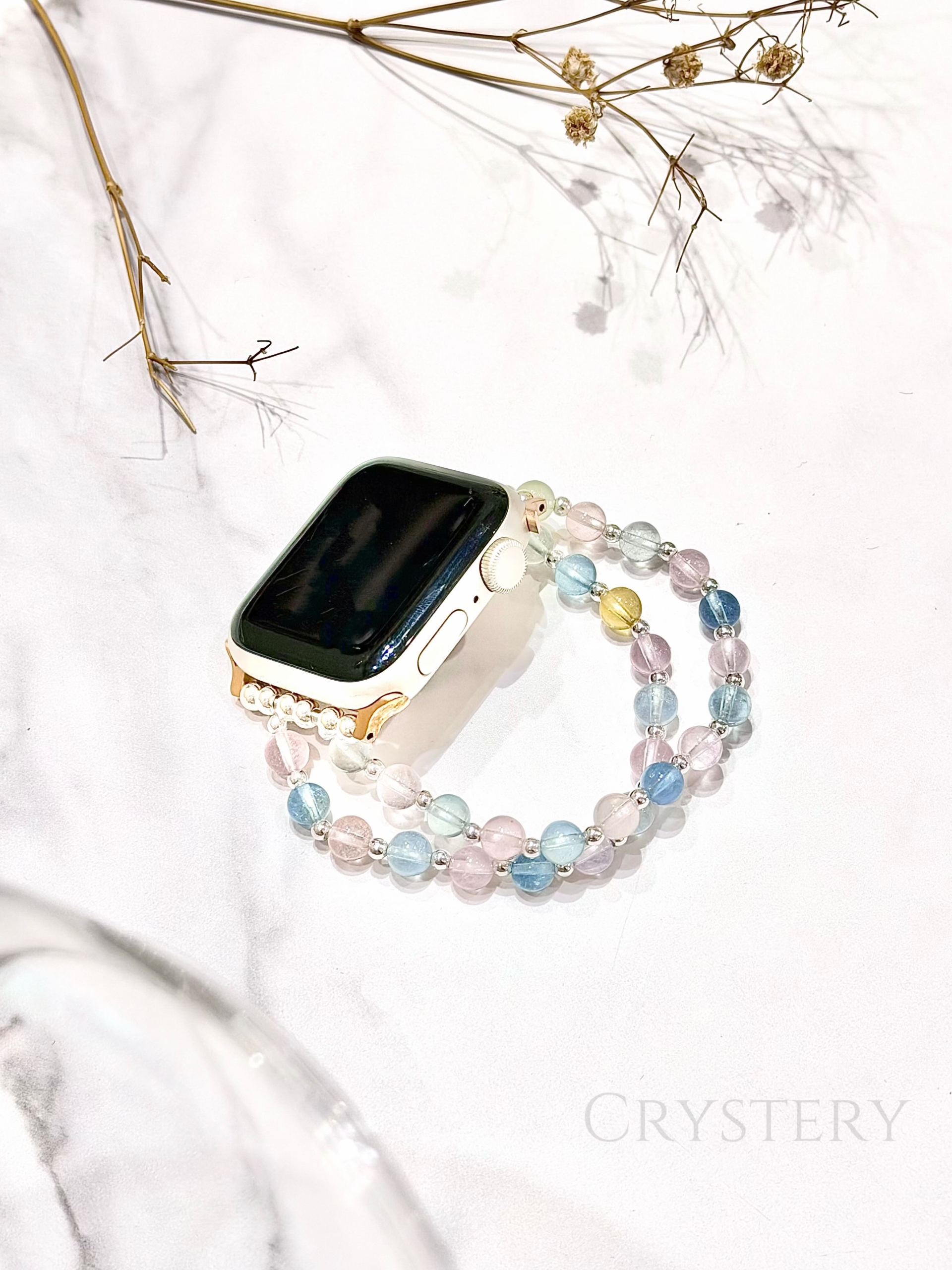 🍬繽紛糖果 ✕ Apple watch 水晶錶帶 ✕ 糖果摩根石