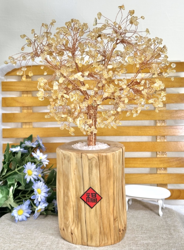 崖柏木黃水晶樹（現貨）