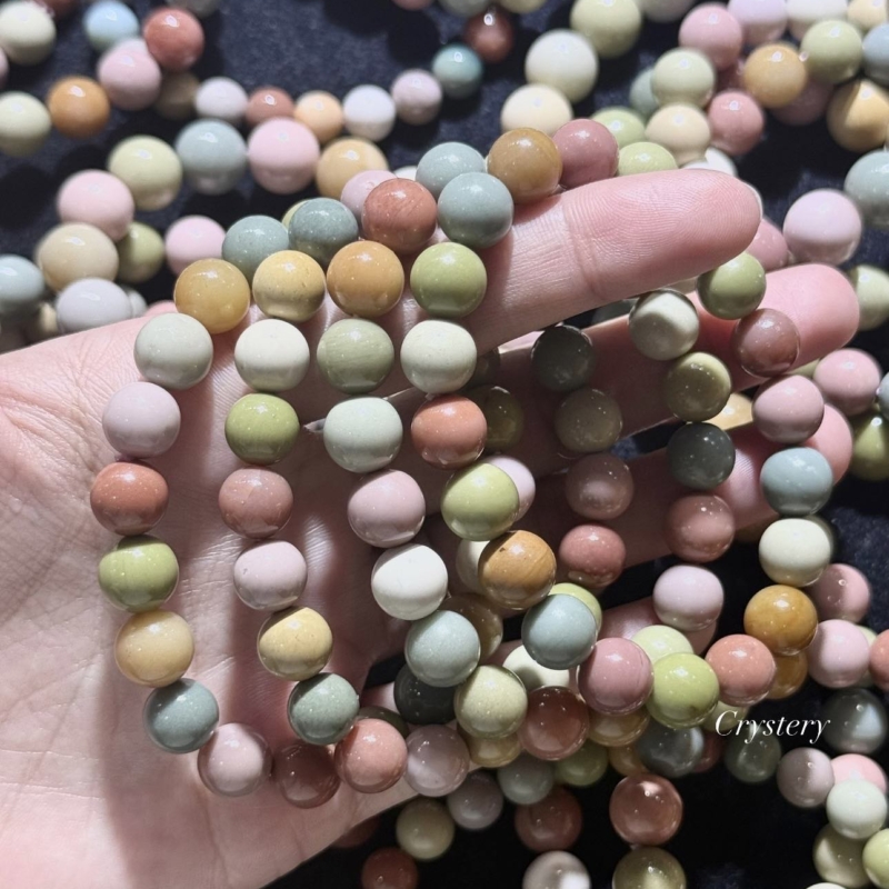 《馬卡龍阿拉善瑪瑙》