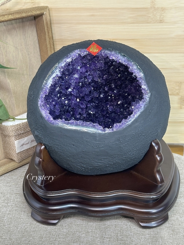 家中必備！聚財納氣-紫水晶洞N款