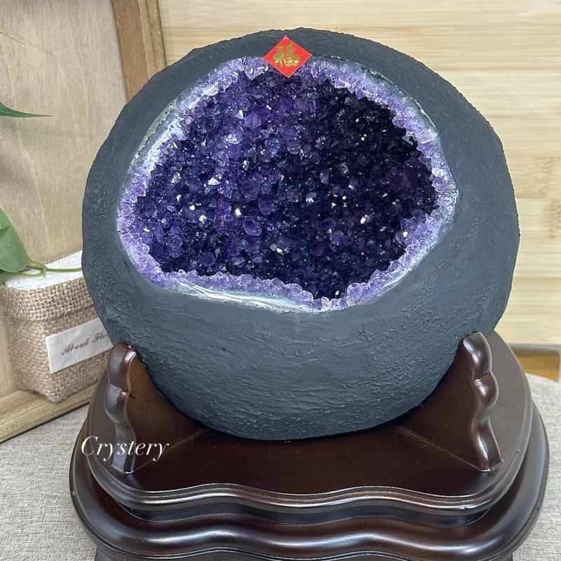 家中必備！聚財納氣-紫水晶洞N款