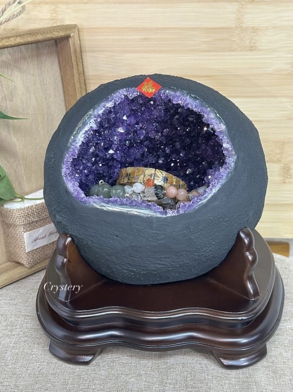 家中必備！聚財納氣-紫水晶洞N款：圖片 2