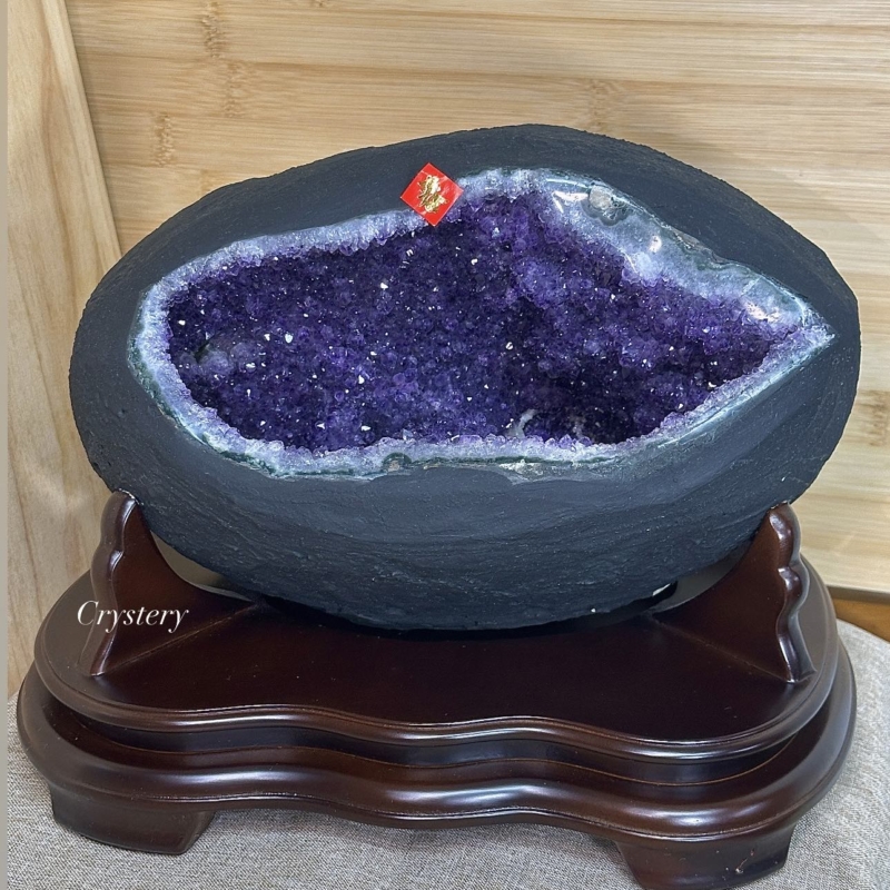 家中必備！聚財納氣-紫水晶洞O款