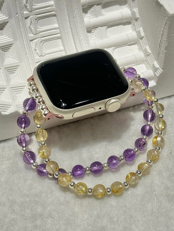 財運貴人籠總來🥰 | Apple watch 水晶錶帶 | 鈦晶x紫水晶