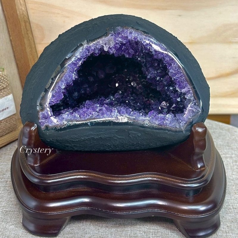 家中必備!聚財納氣-紫水晶洞C7款
