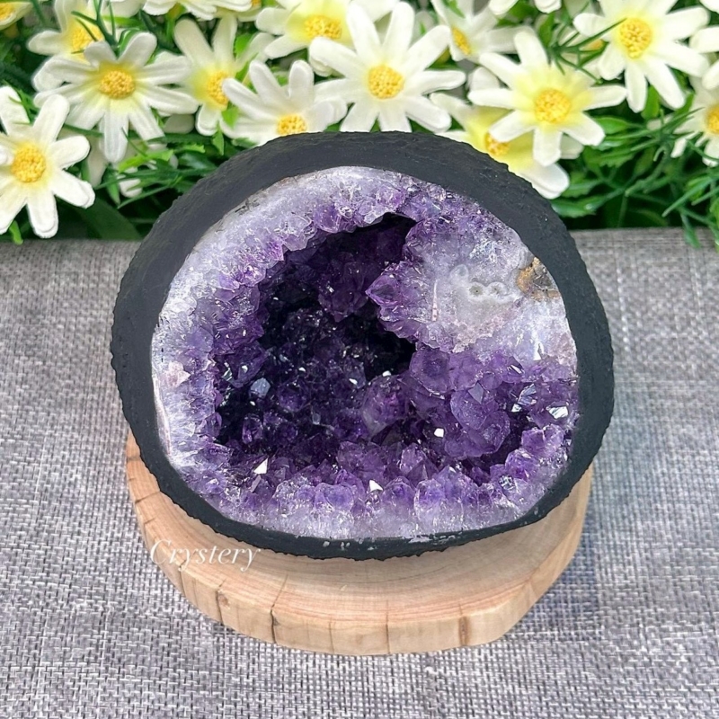 聚財納氣-迷你紫水晶洞A11款