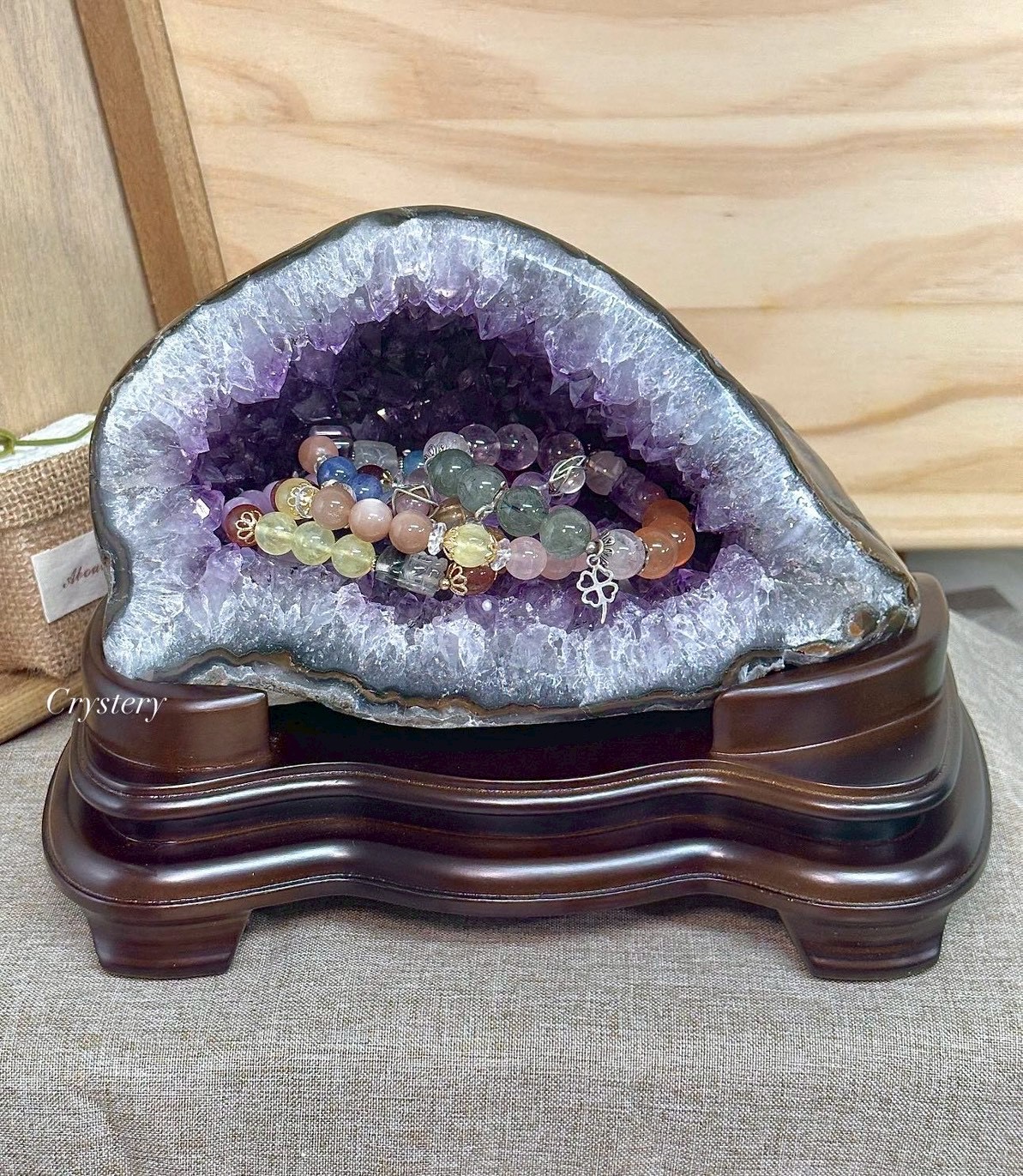 家中必備!聚財納氣-紫水晶洞C9款:圖片 3