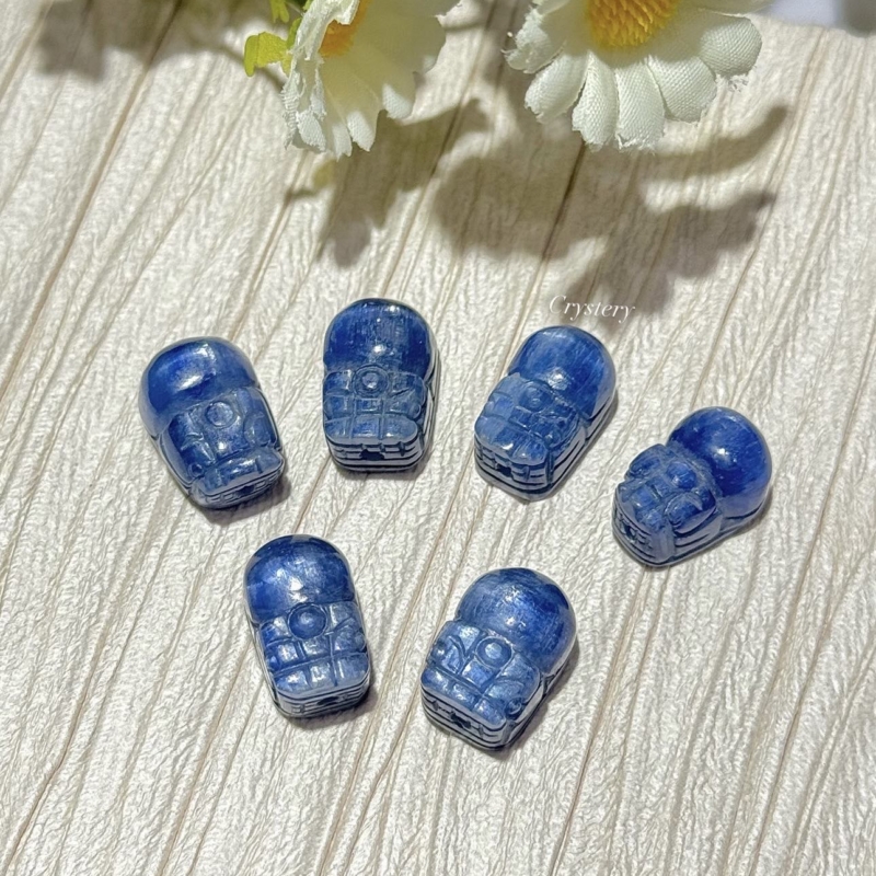 藍晶石貔貅（耐心持續力 溝通表達 平復內心  ）