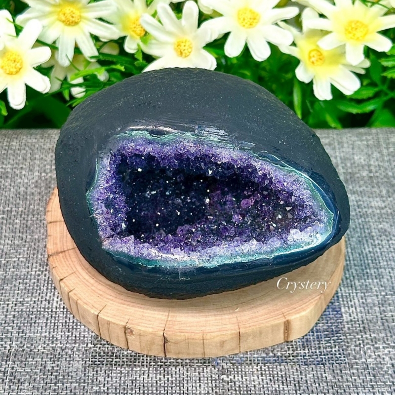 聚財納氣-迷你紫水晶洞A2款