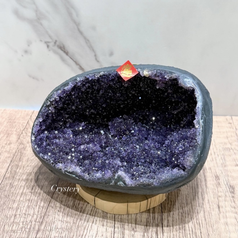 聚財納氣✨正能量擺件 迷你紫晶洞A2