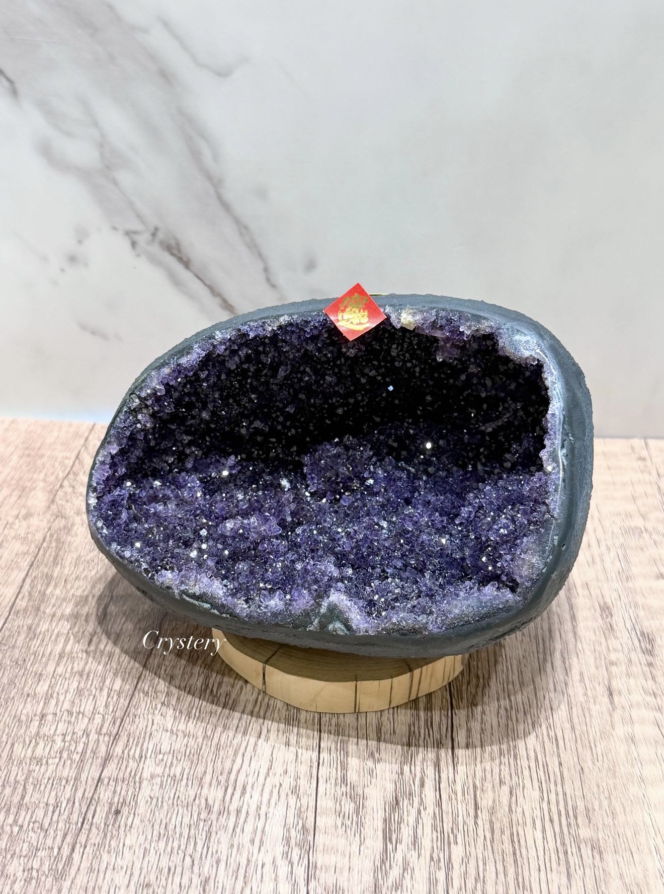 聚財納氣✨正能量擺件 迷你紫晶洞A2