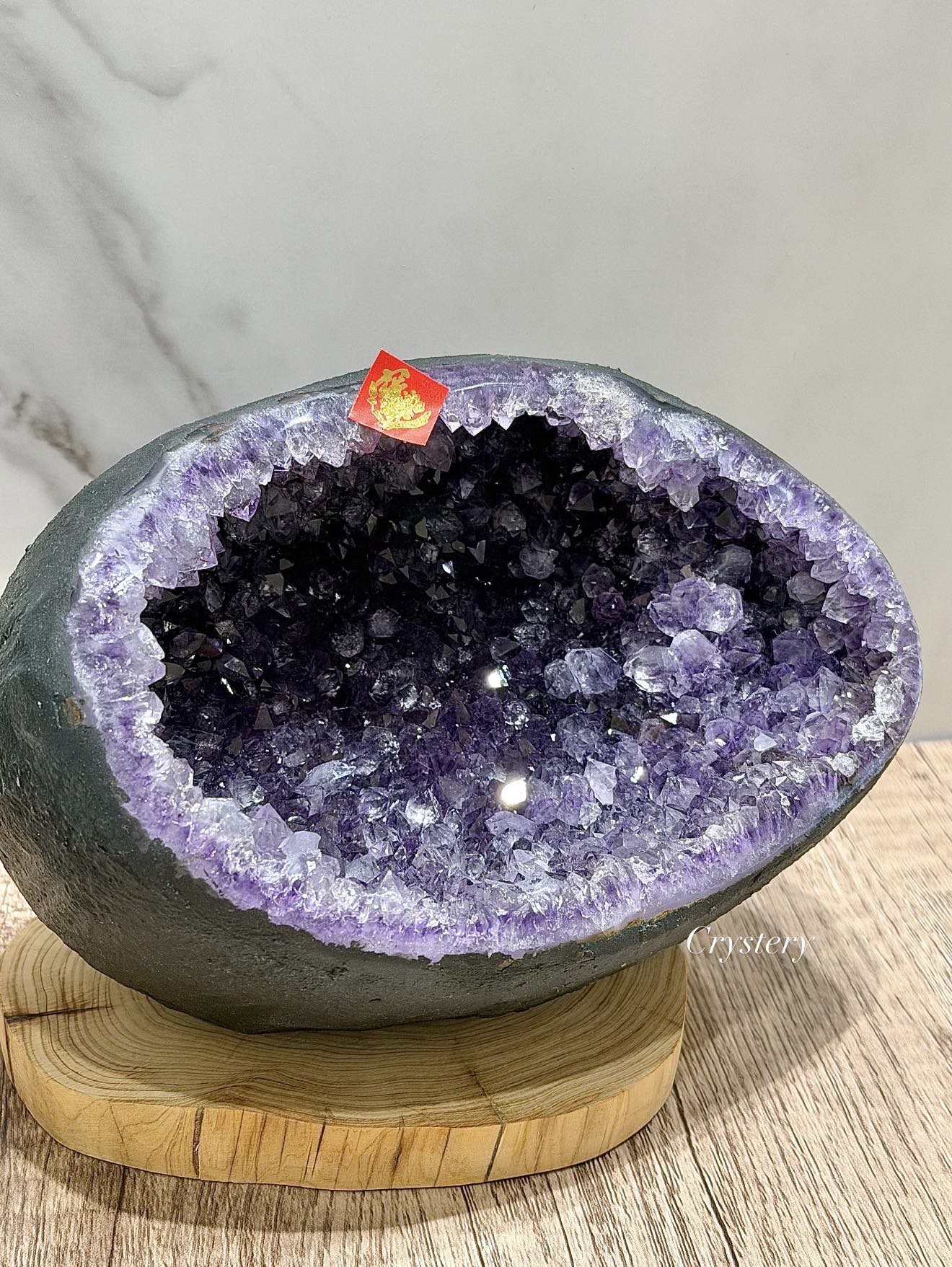 聚財納氣✨正能量擺件 迷你紫晶洞A3:圖片 5