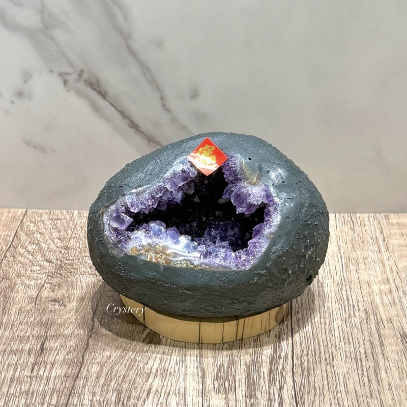 聚財納氣✨正能量擺件 迷你紫晶洞A11
