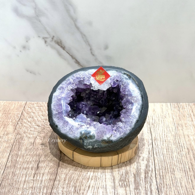 聚財納氣✨正能量擺件 迷你紫晶洞A10