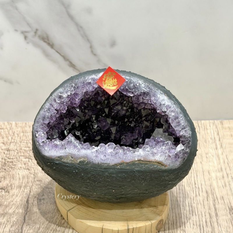 聚財納氣✨正能量擺件 迷你紫晶洞A18