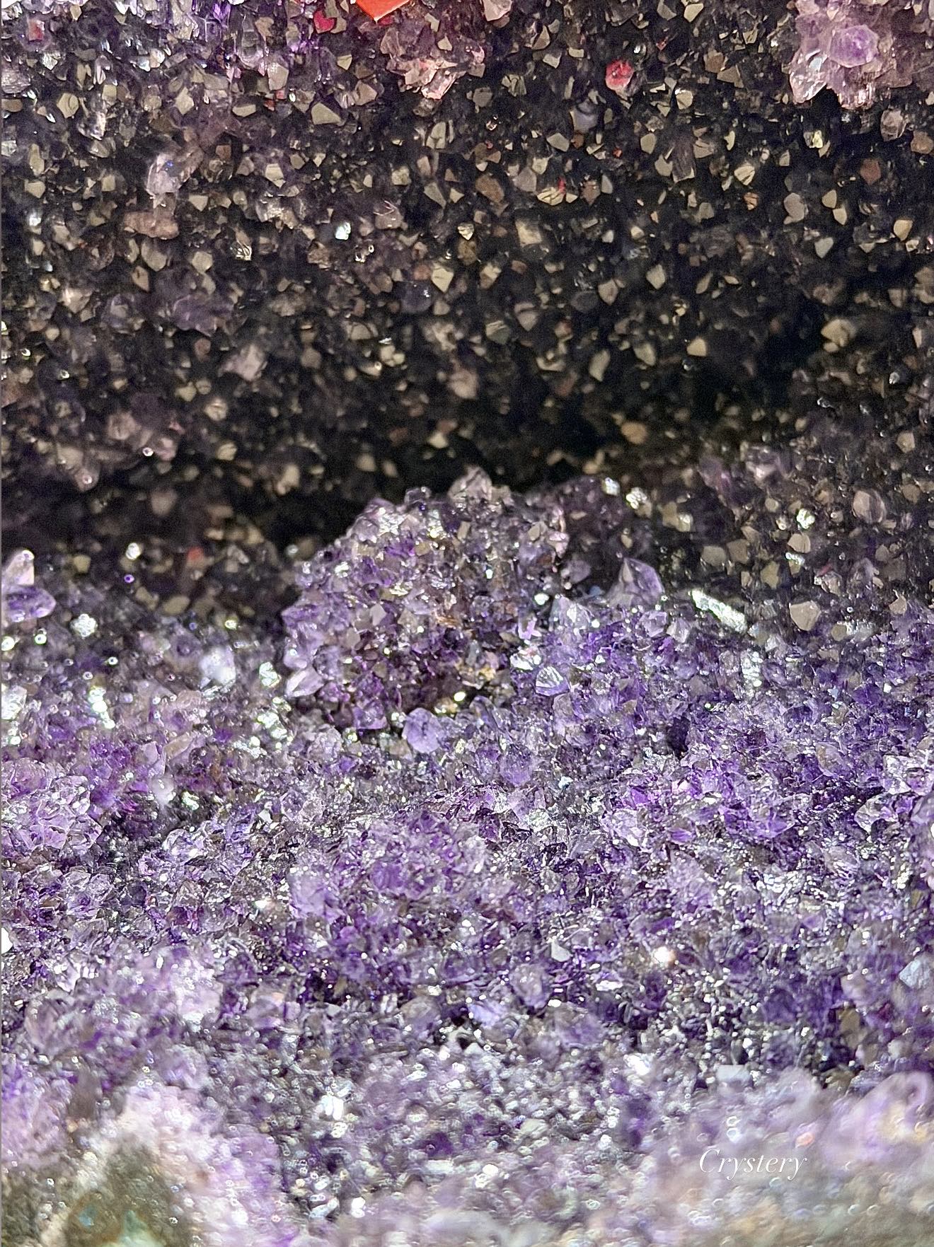 聚財納氣✨正能量擺件 迷你紫晶洞A2:圖片 4