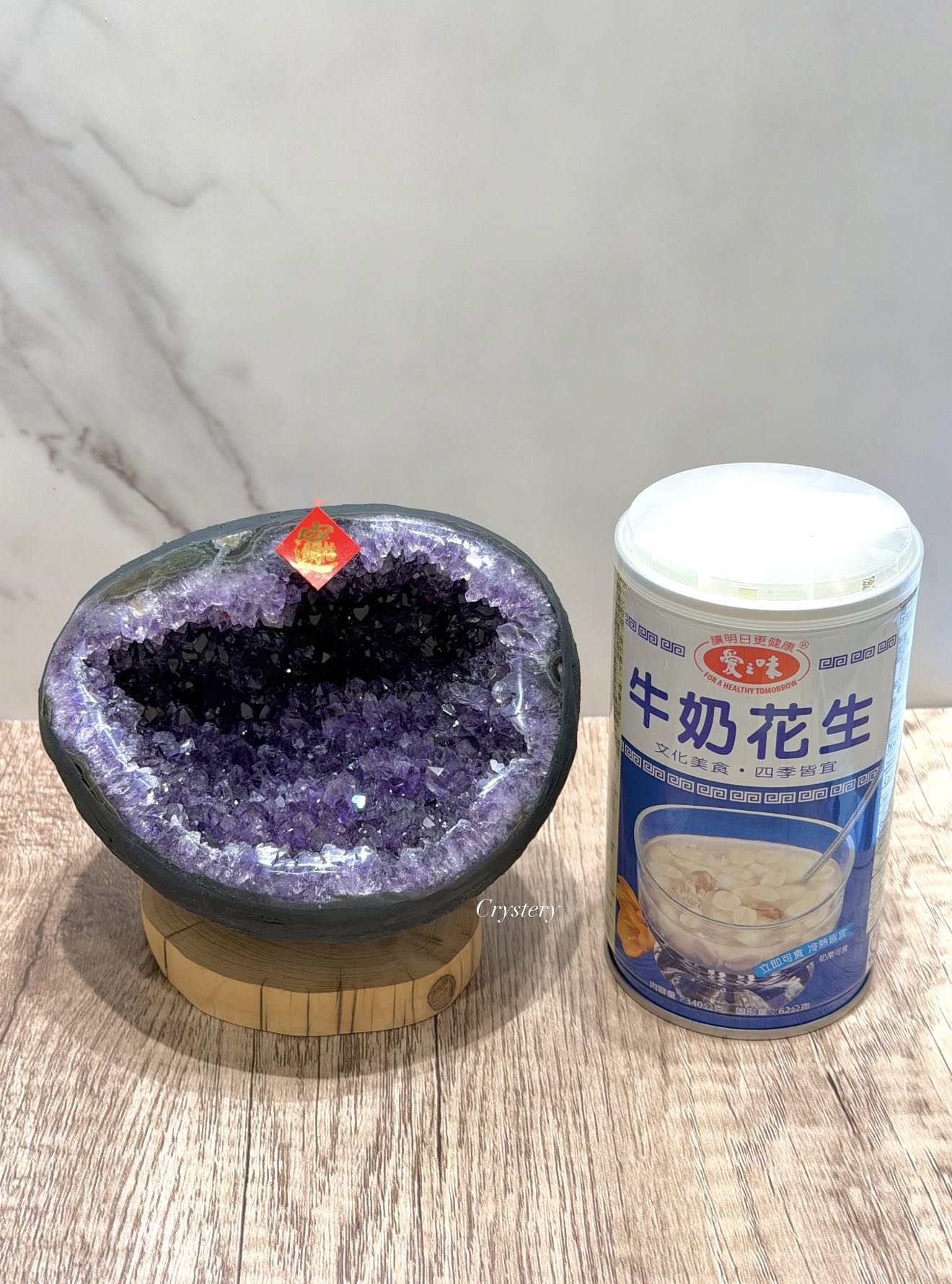聚財納氣✨正能量擺件 迷你紫晶洞A19:圖片 5