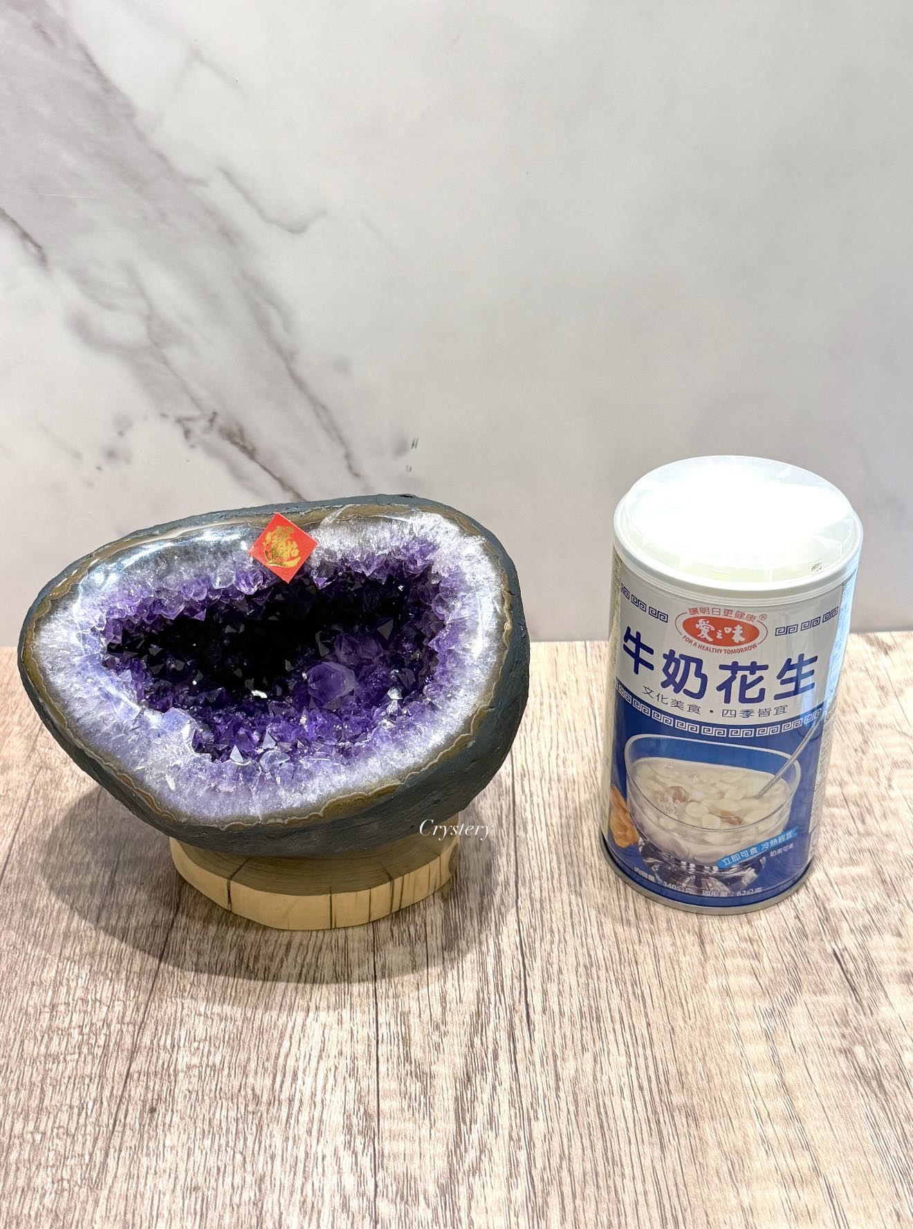 聚財納氣✨正能量擺件 迷你紫晶洞A17:圖片 6