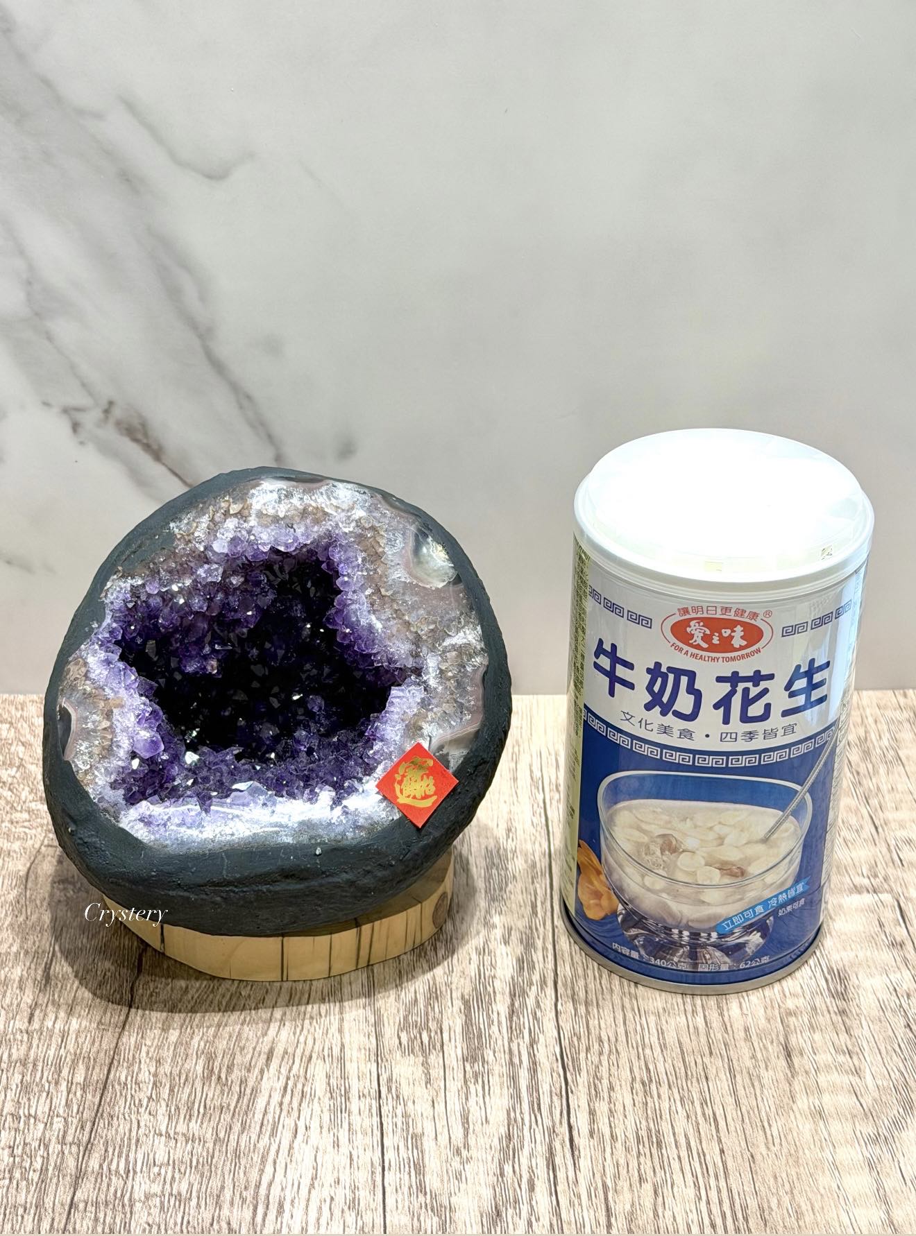 聚財納氣✨正能量擺件 迷你紫晶洞A8:圖片 6